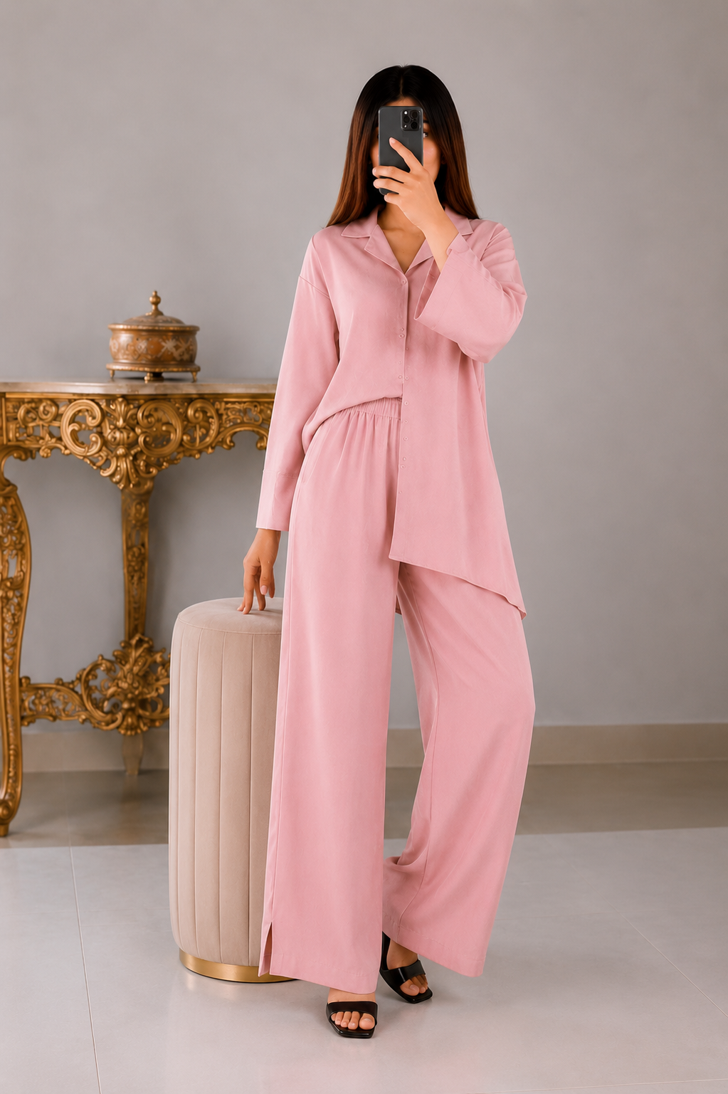 Classic Light Pink Cord-Set