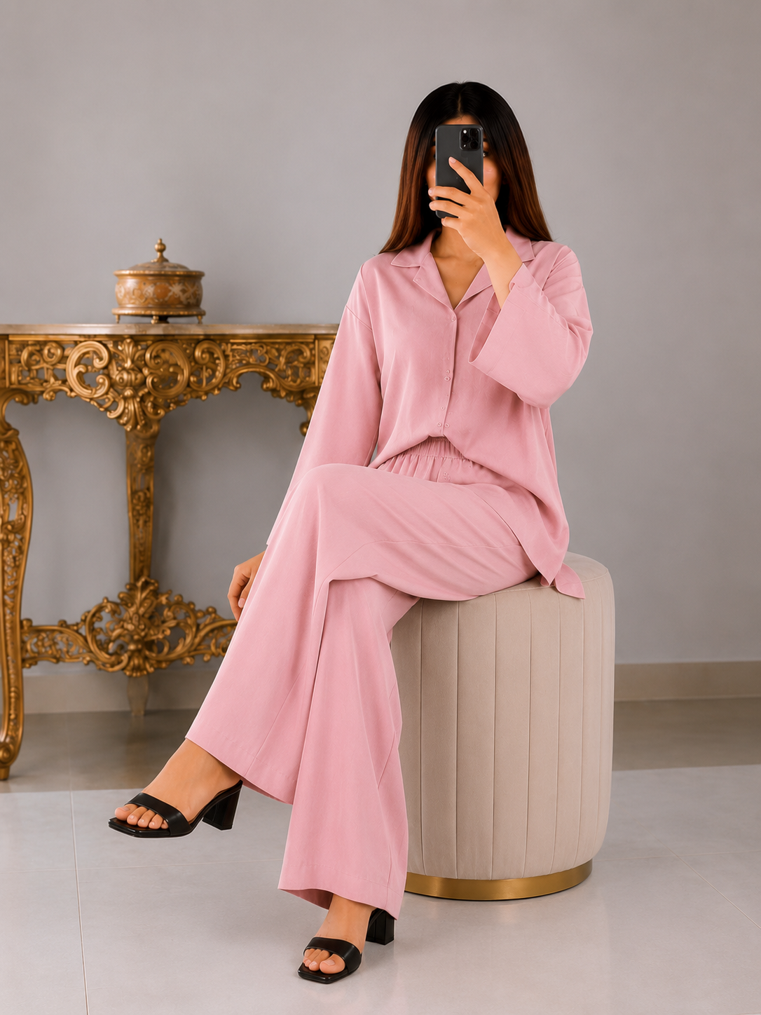 Classic Light Pink Cord-Set