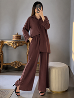 Classic Brown Cord-Set