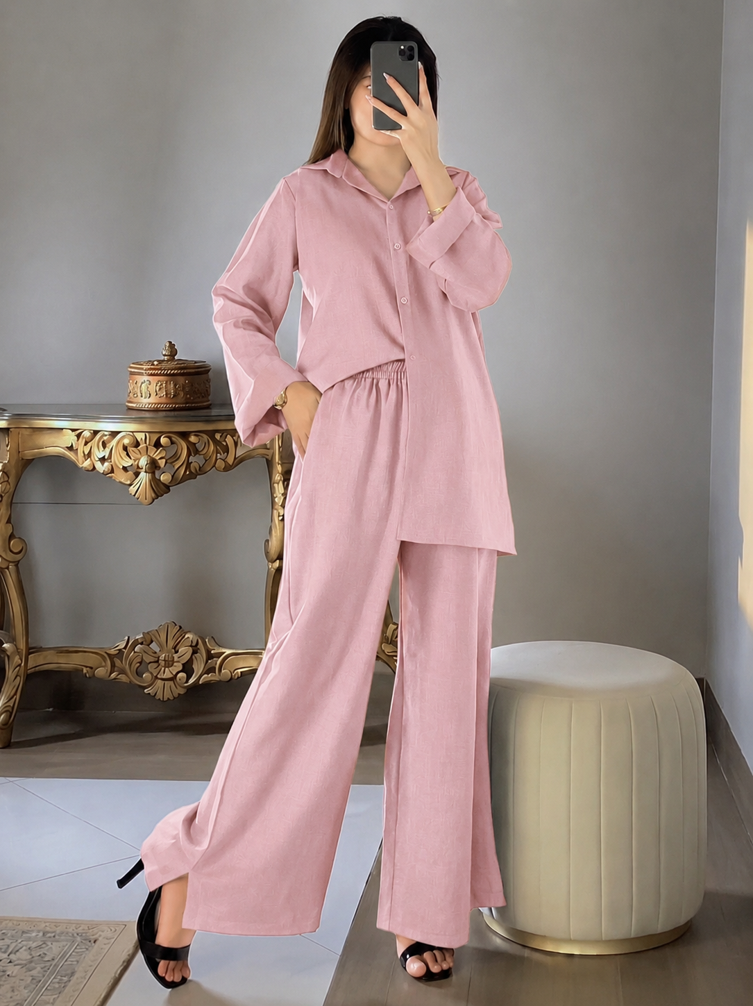 Classic Light Pink Cord-Set