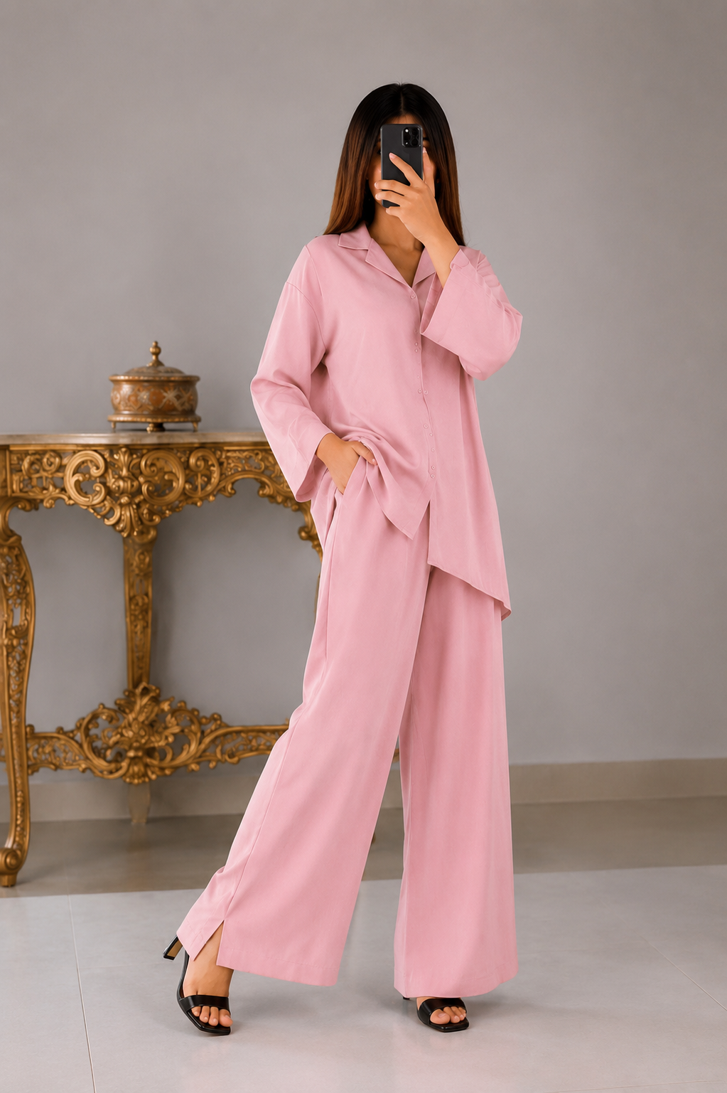 Classic Light Pink Cord-Set