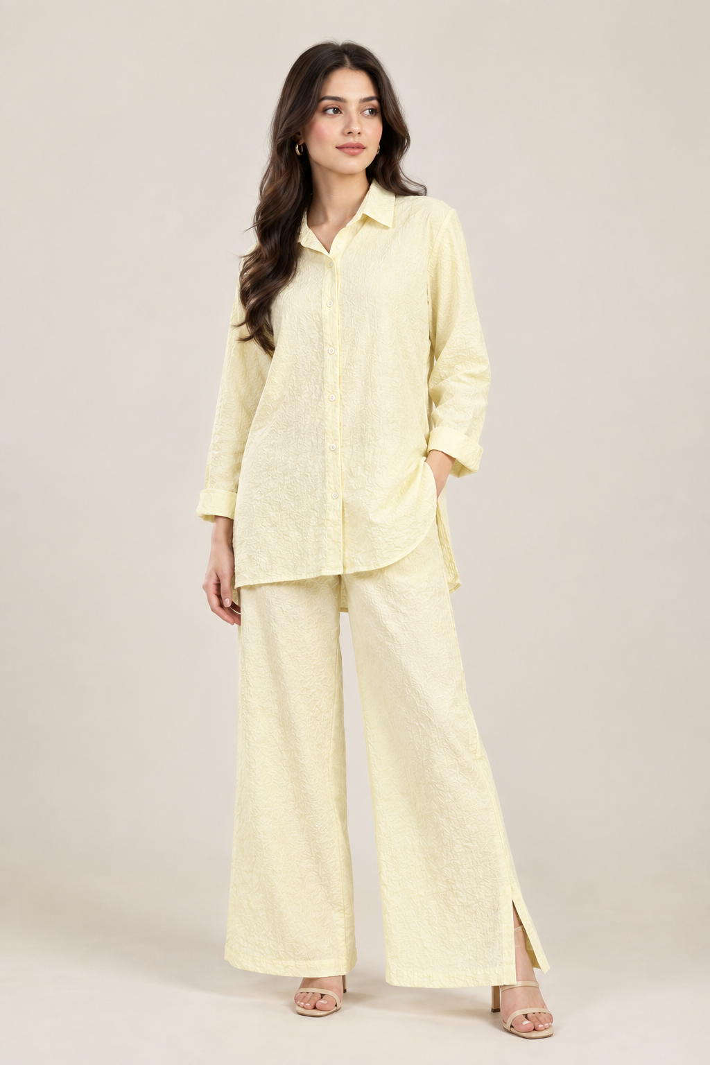 Classic Butter Yellow Cord-Set