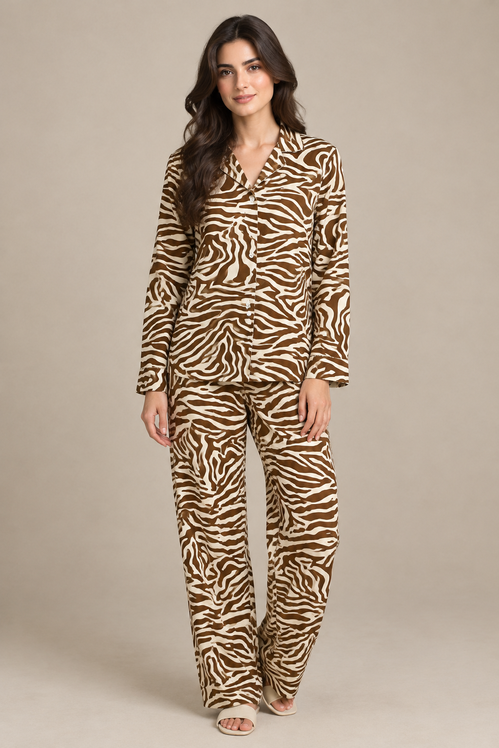 Zebra Print Night Suit
