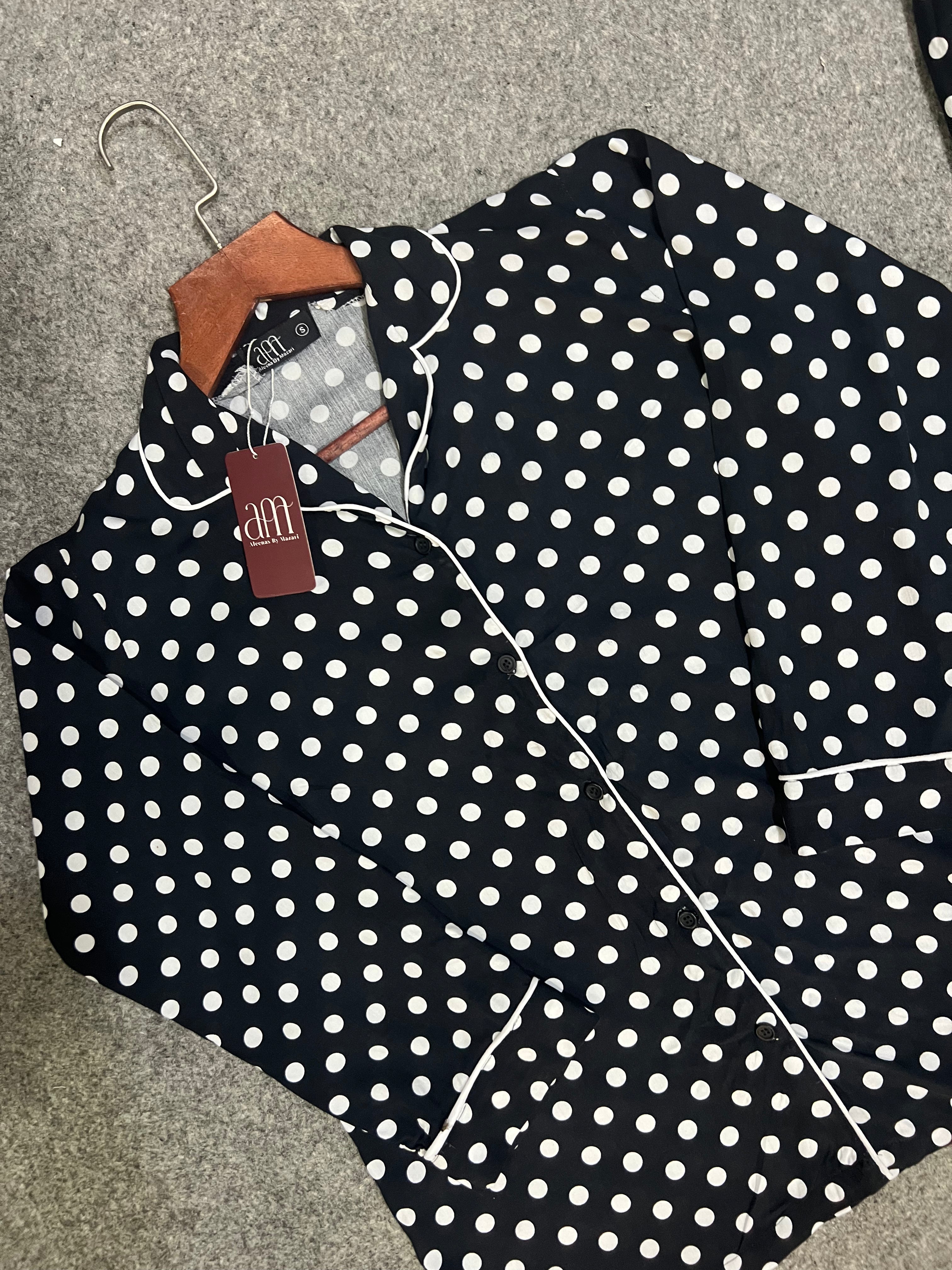 Polka Dot Night Suit