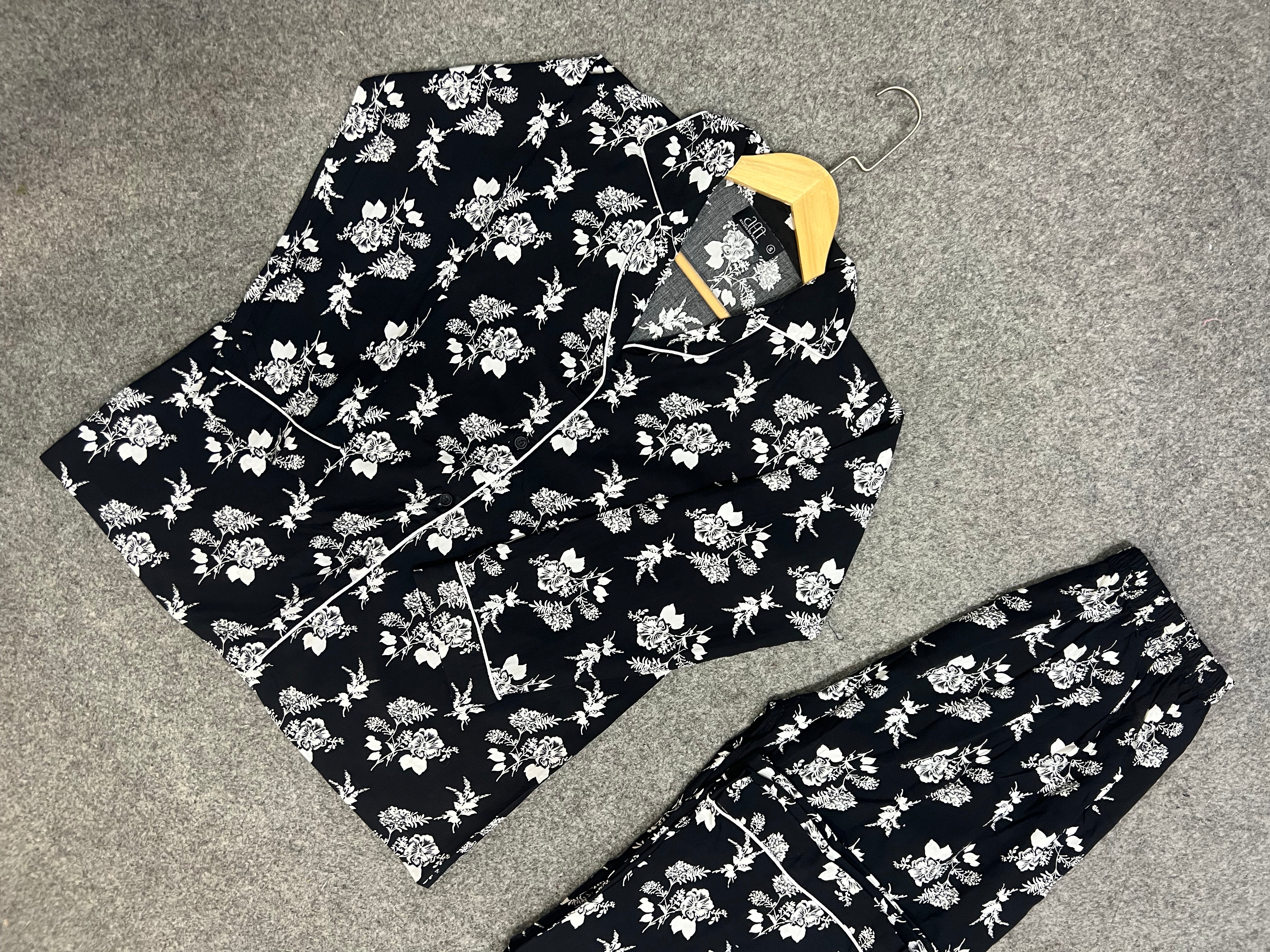 Midnight Bloom Floral Pajama Set