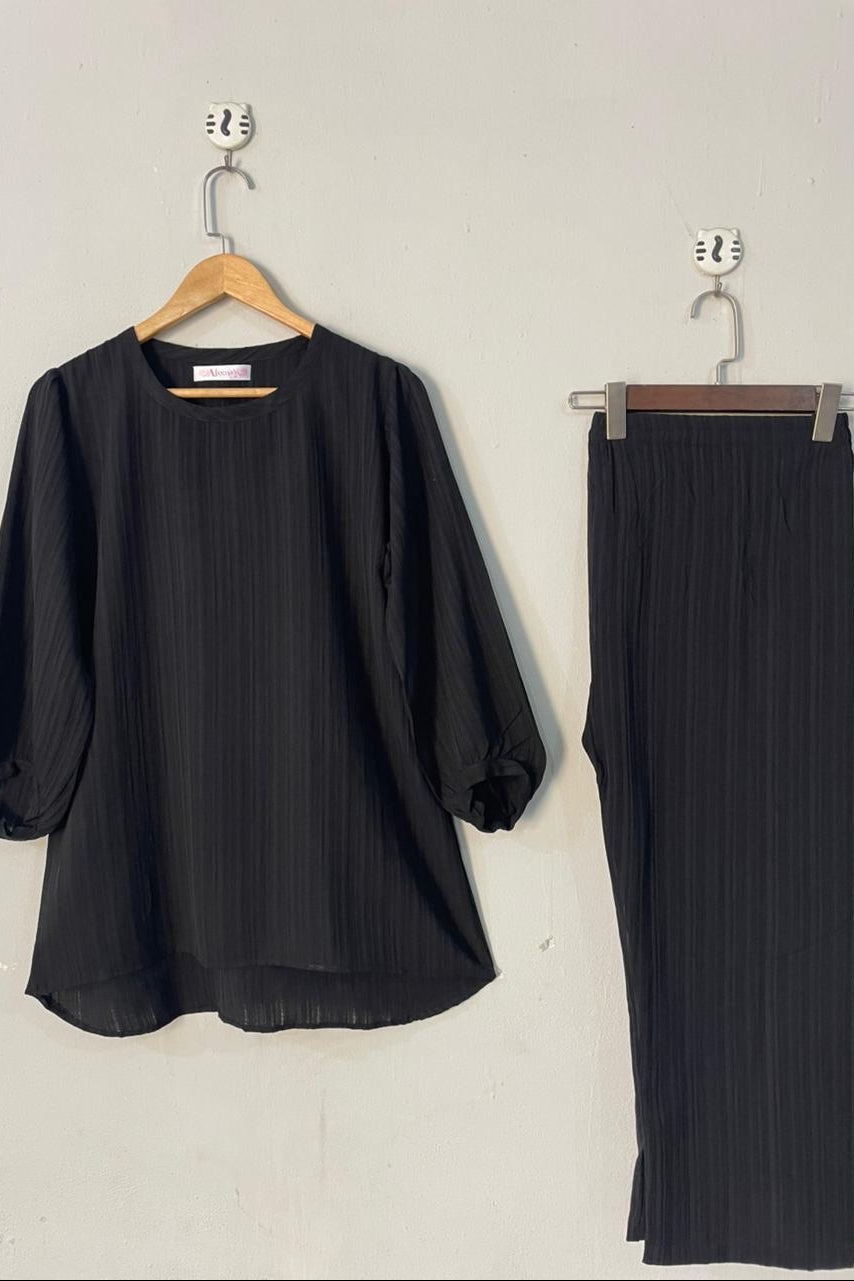 Serene Flow Co-Ord set (Black)