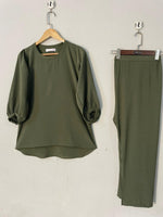 Serene Flow Co-Ord set (Olive Green)