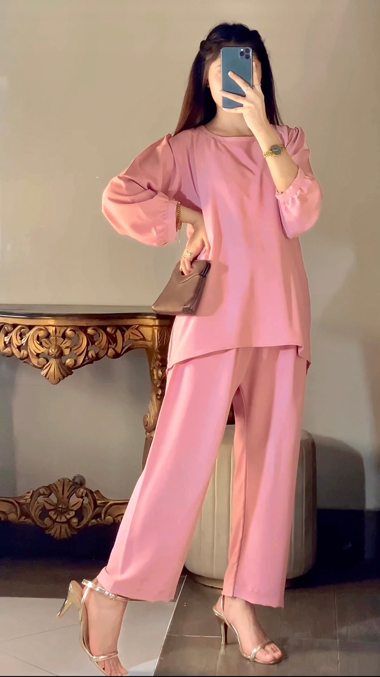 Serene Flow Co-Ord set (Pink)