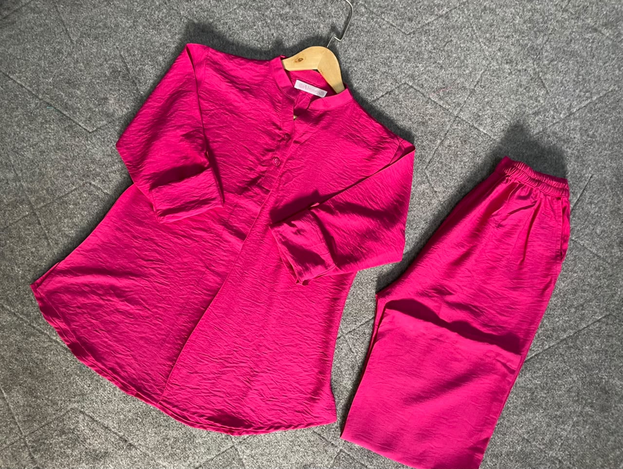 Luna Co-Ord Set –Hot Pink