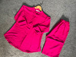Luna Co-Ord Set –Hot Pink