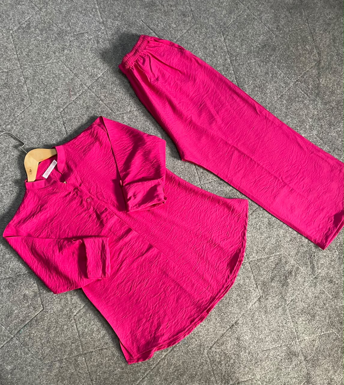 Luna Co-Ord Set –Hot Pink