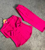 Luna Co-Ord Set –Hot Pink