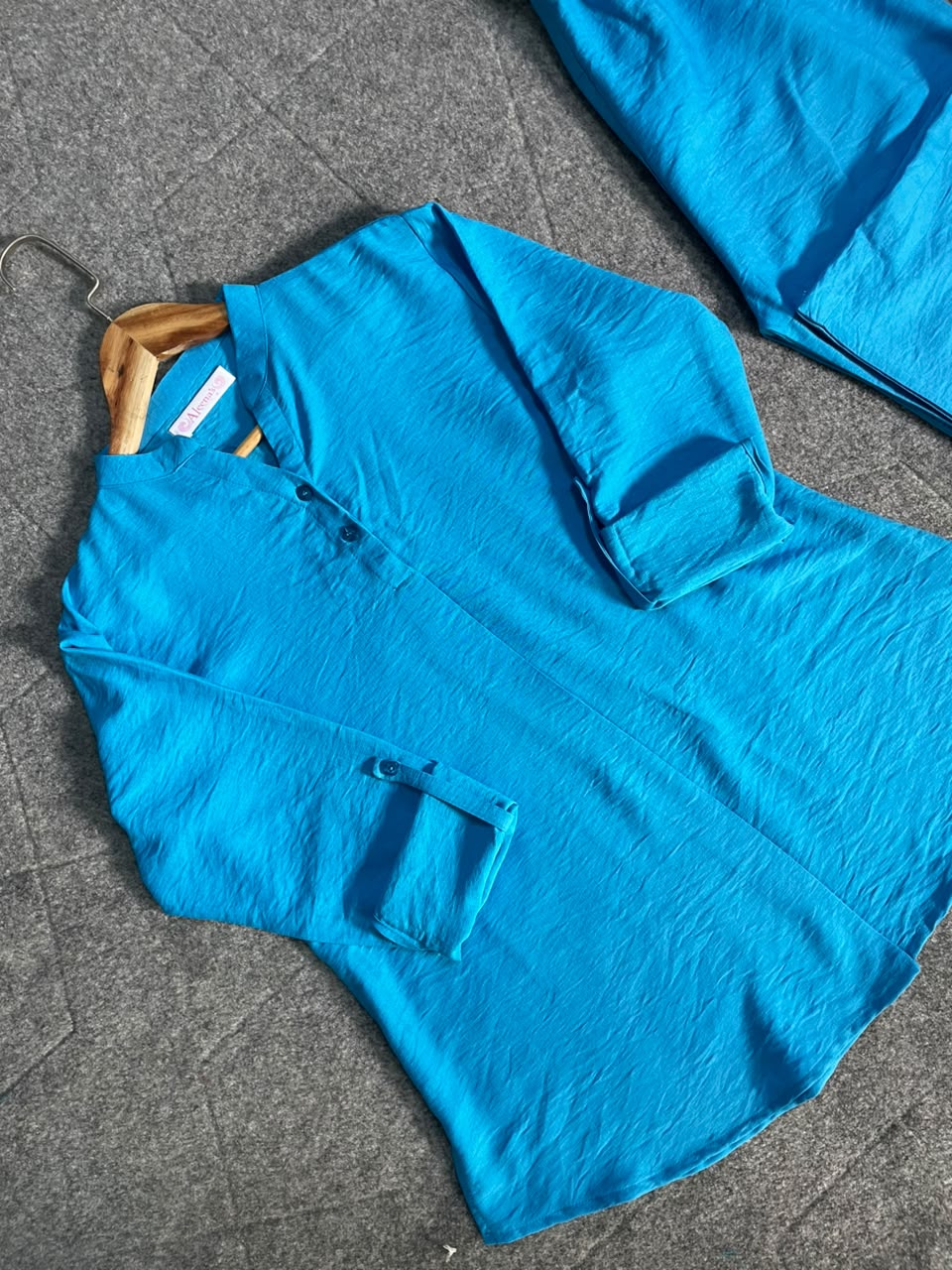 Luna Co-Ord Set –Aqua Blue