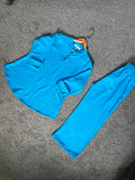 Luna Co-Ord Set –Aqua Blue