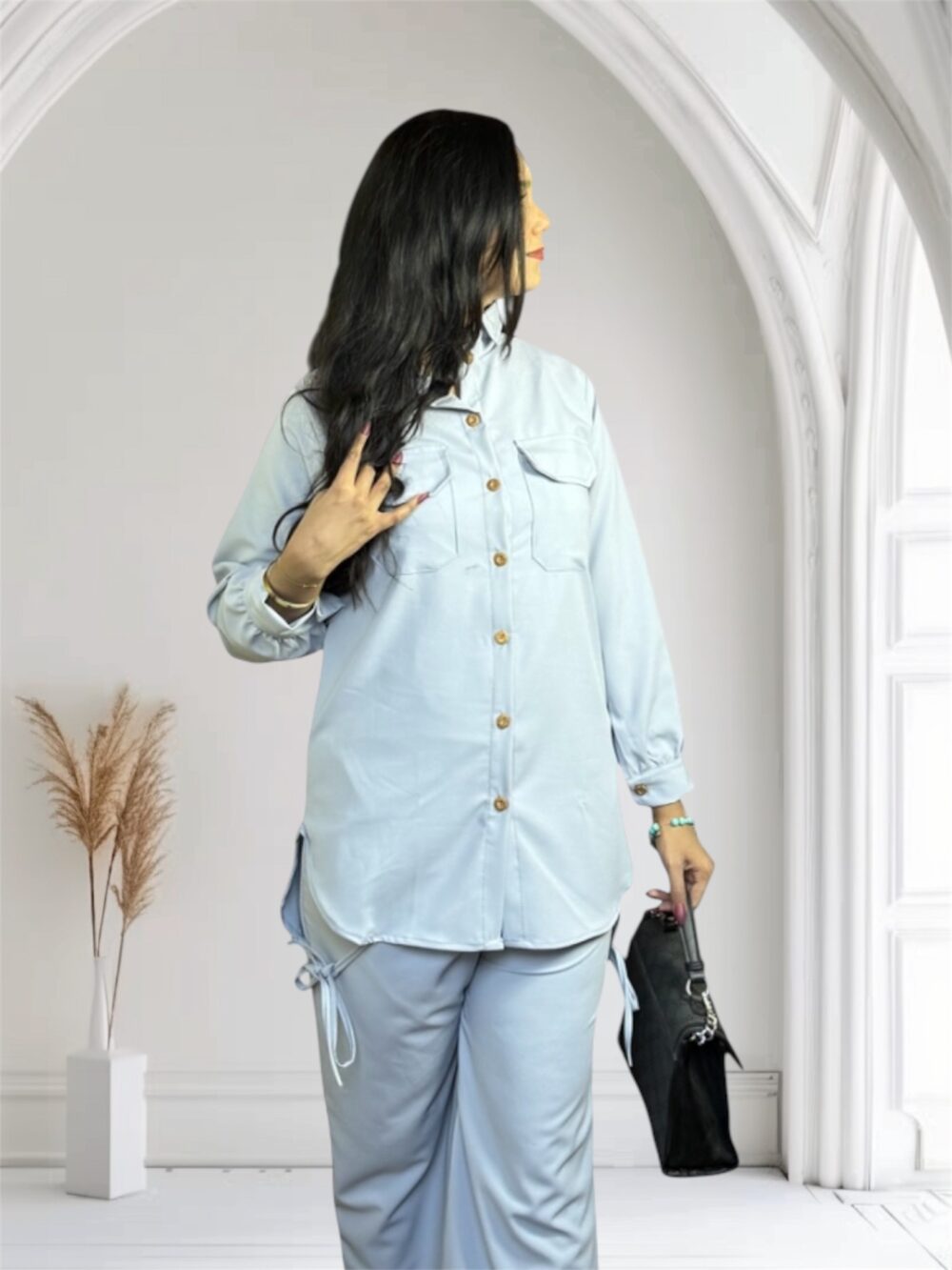 Ladies western co-ord set with front pockets - Image 5