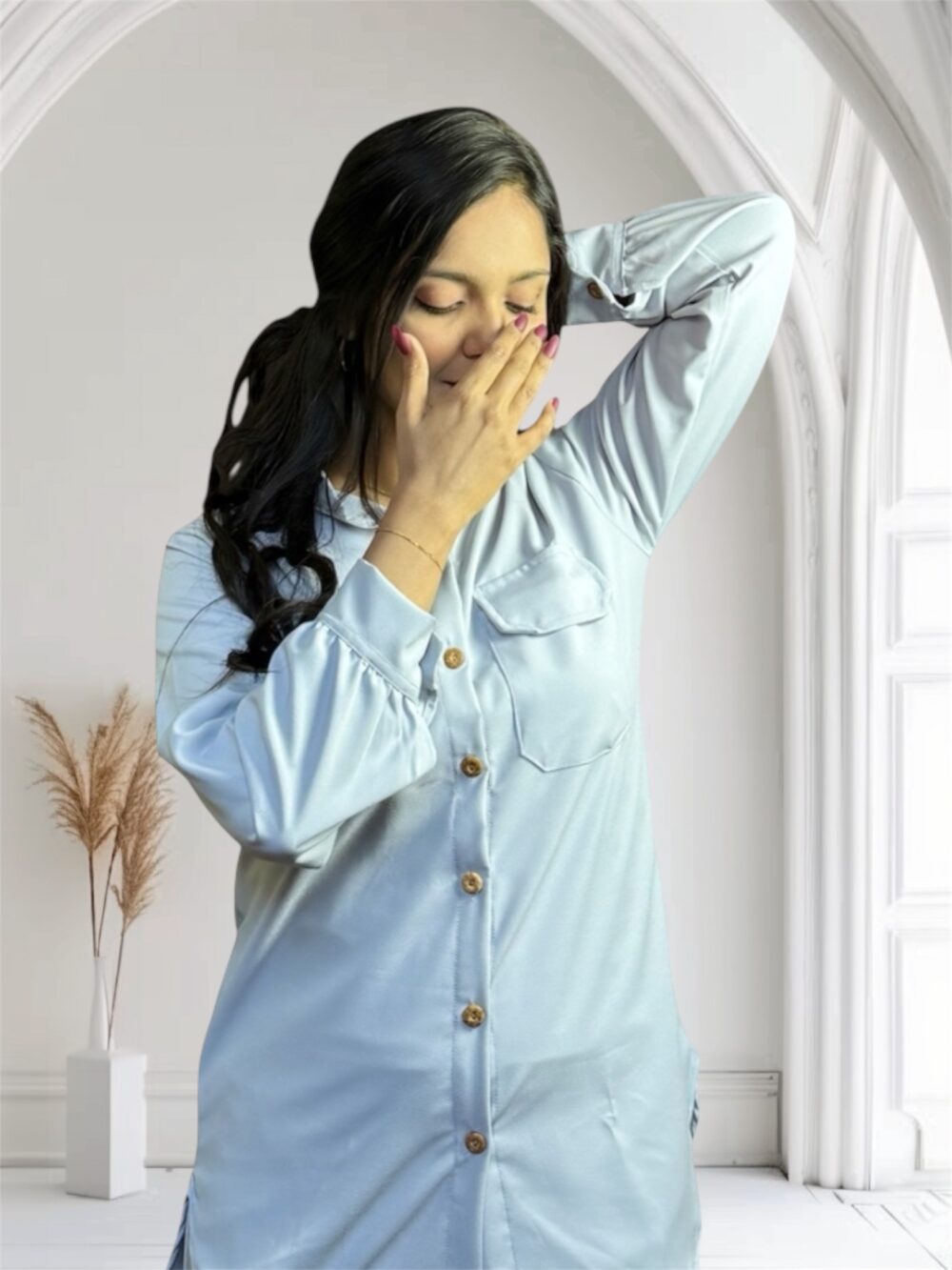 Ladies western co-ord set with front pockets - Image 4