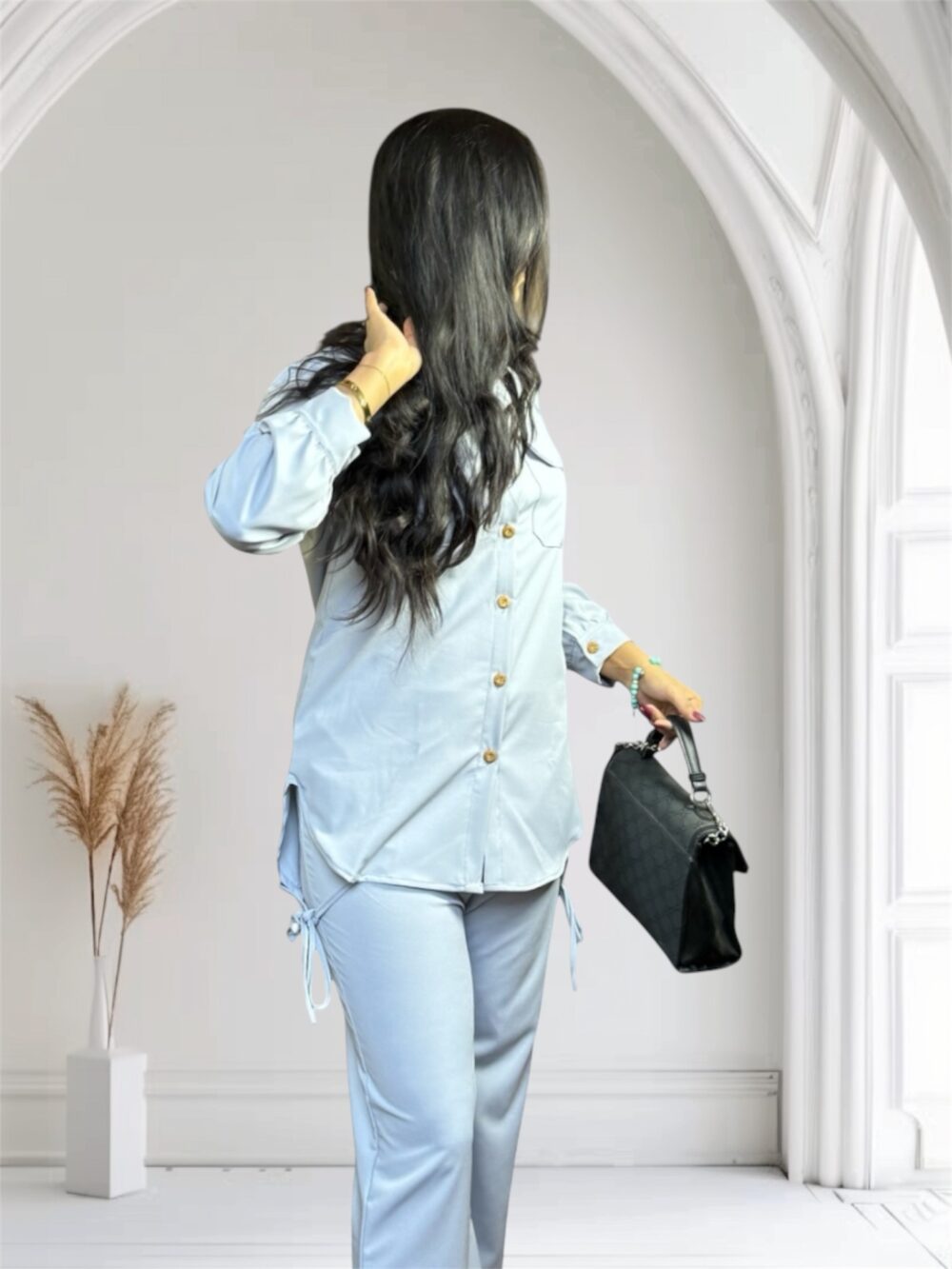 Ladies western co-ord set with front pockets - Image 6