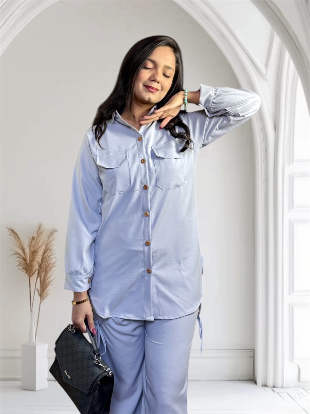 Ladies western co-ord set with front pockets - Image 2