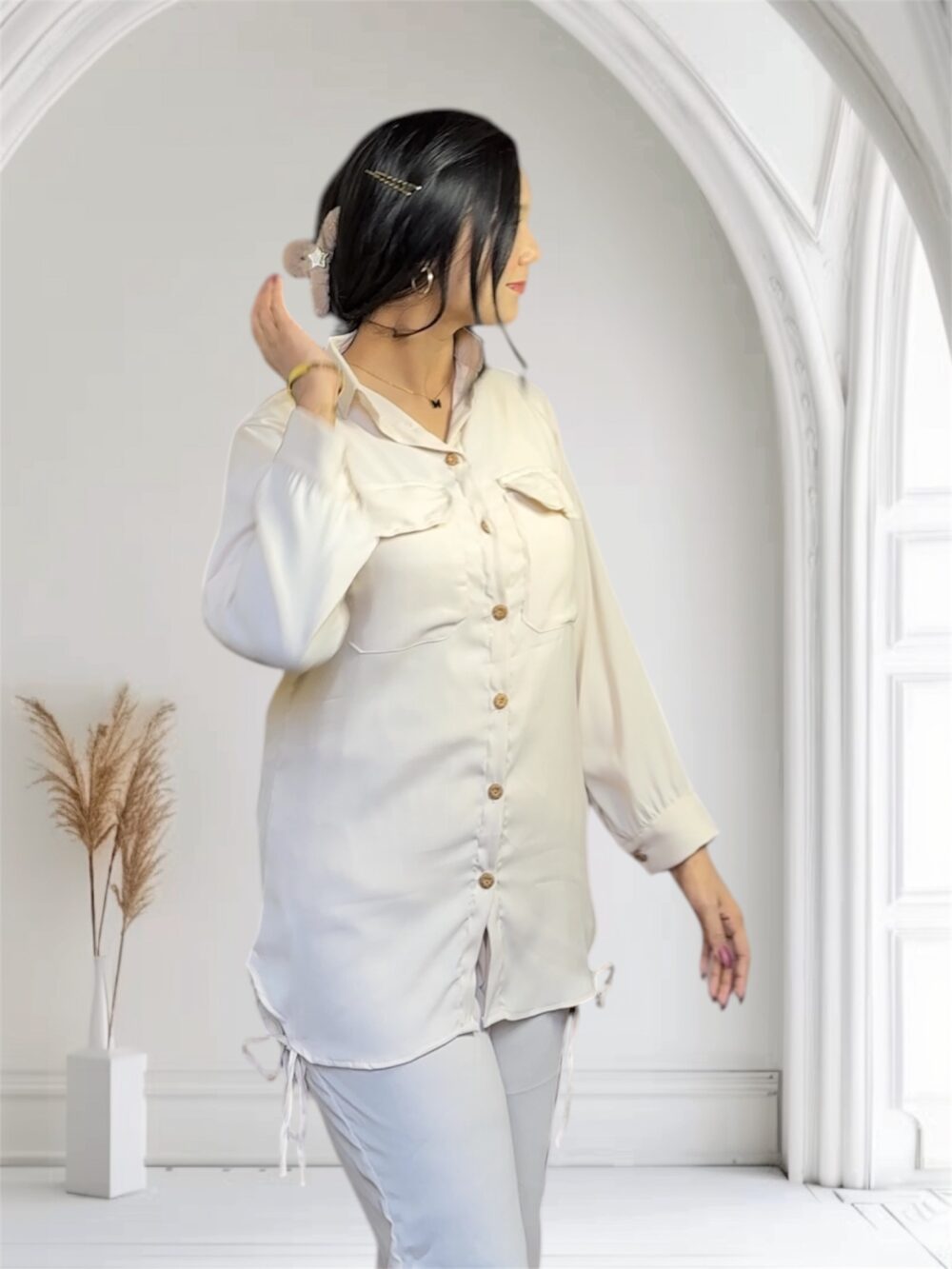 Ladies western co-ord set with front pockets - Image 5