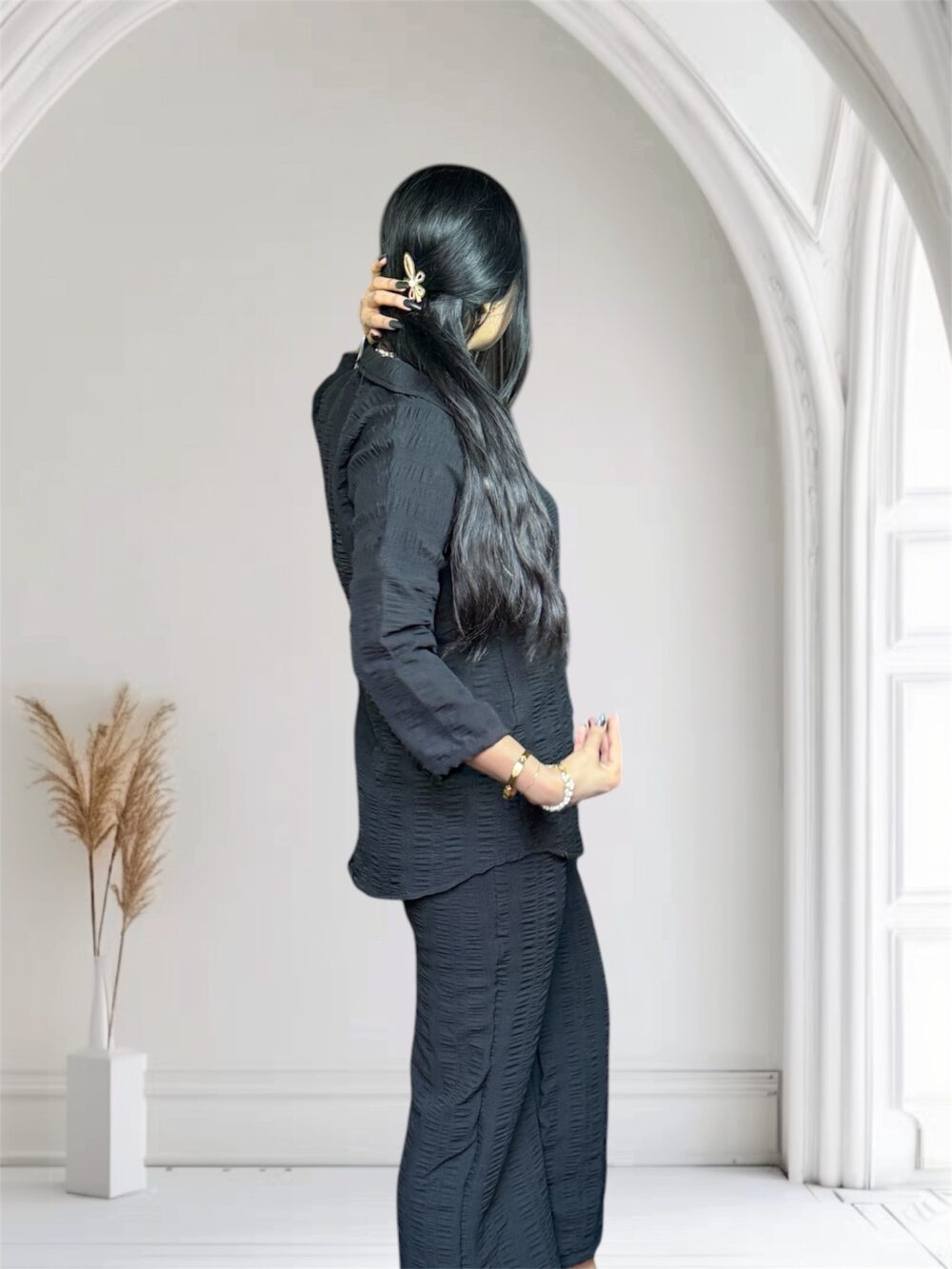 Ladies Western Co-ord set (Black) - Image 5
