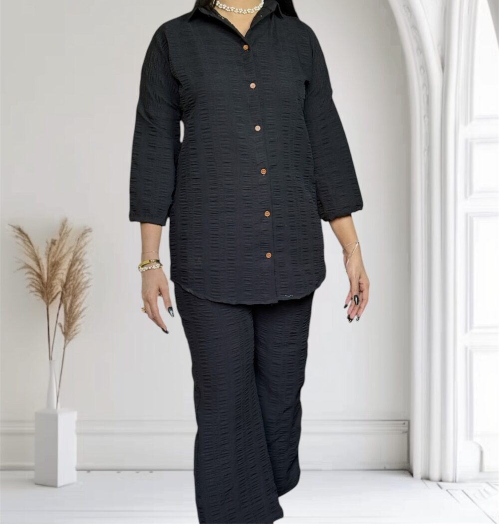 Ladies Western Co-ord set (Black) - Image 4