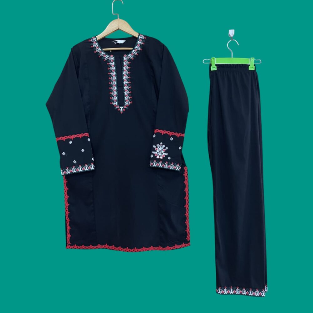 Ladies Embroidered Two piece