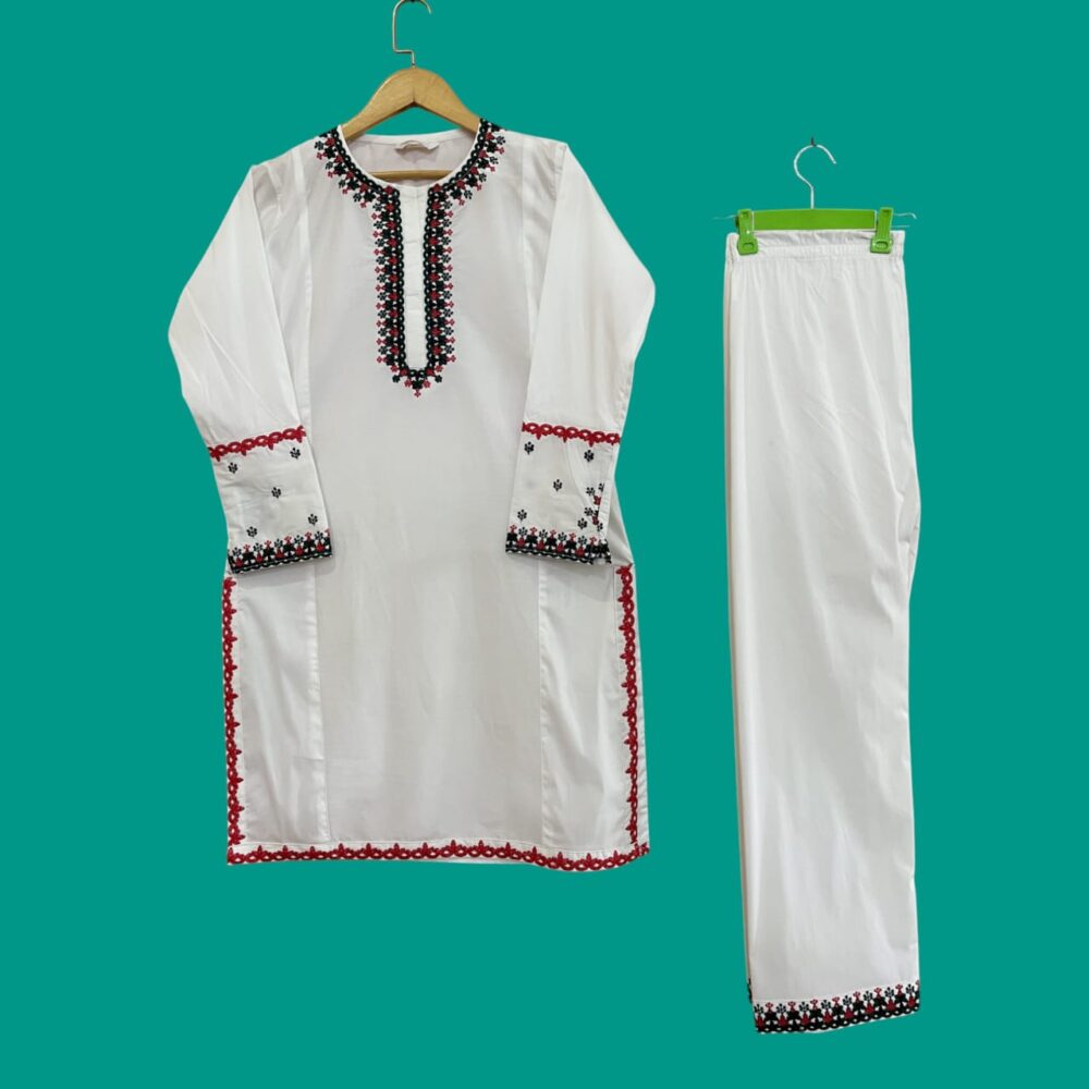 Ladies Embroidered Two piece
