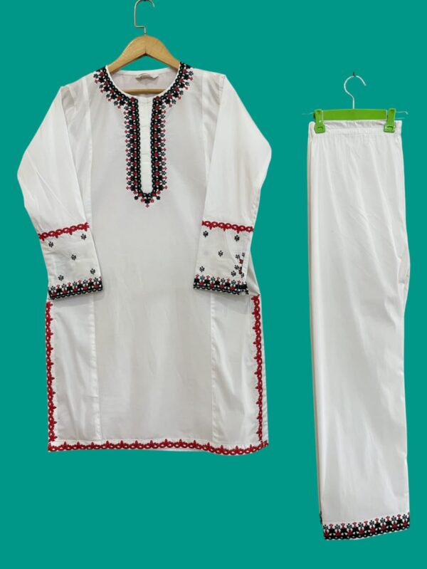 Ladies Embroidered Two piece